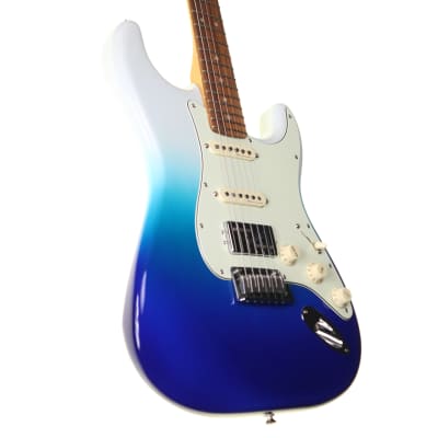 Fender Player Plus Stratocaster HSS Electric Guitar, Belair Blue with Gigbag image 5
