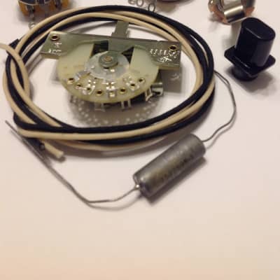 Wiring Harness Upgrade Kit For Telecaster - NOS .047uf C-D USA Made Paper In Oil Cap image 1