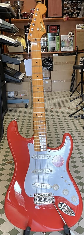 Fender Squier Classic Vibe 50s Stratocaster MN Fiesta Red image 1