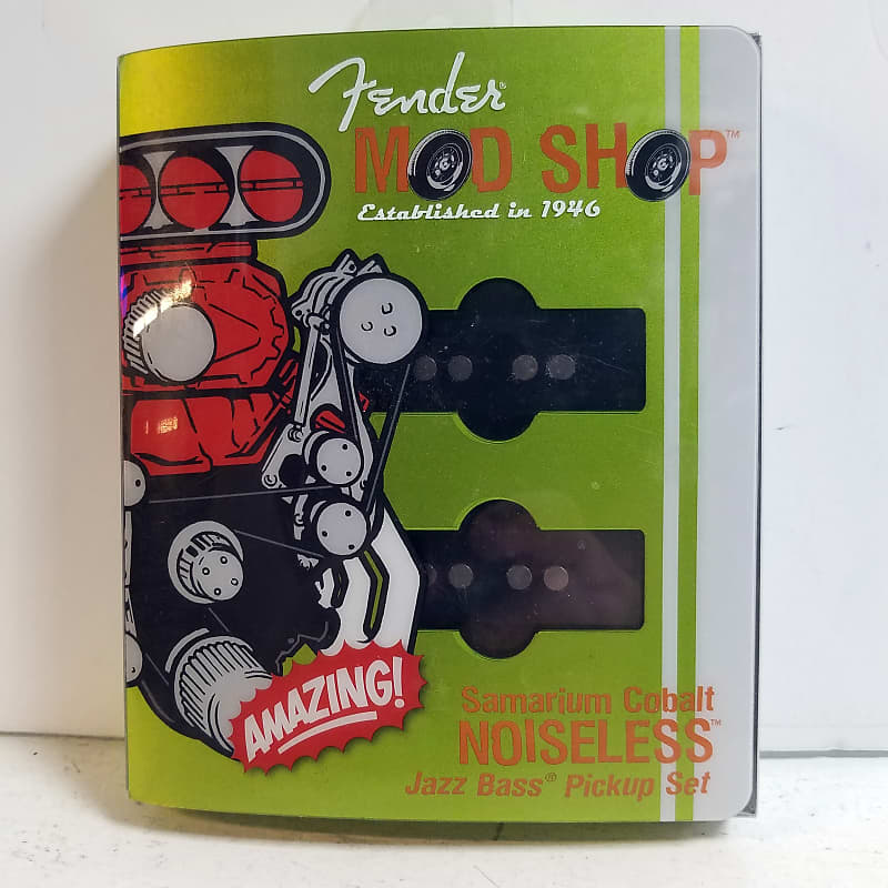 Fender SCN Samarium Cobalt Noiseless Jazz Bass Set, Free Shipping