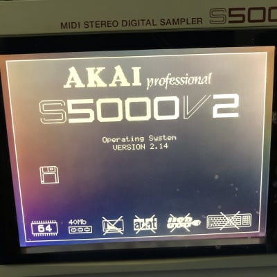 Akai S5000/S6000 upgrade to v2 floppy disk (latest update 2.14) s-5000 s-6000 imagen 7
