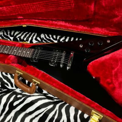 OPEN BOX 2023 Gibson '80s Flying V Ebony 6.3lbs - Authorized Dealer- In Stock Ready to Ship! G00299 - SAVE BIG! image 12