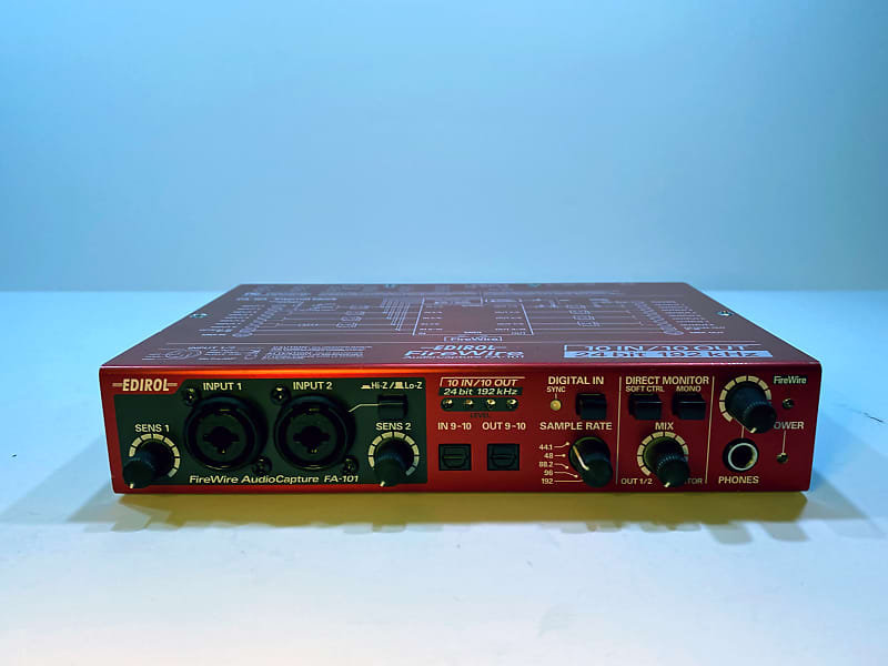 Roland Edirol FA-101 Firewire 10x10 Bus-Powered Audio MIDI