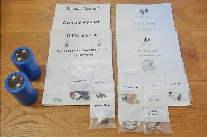 Marantz 510M restoration kit filter capacitor repair rebuild fix