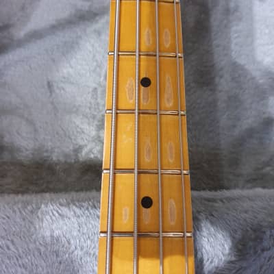 ESP E-II vintage precision bass PJ Maple fretboard black image 8