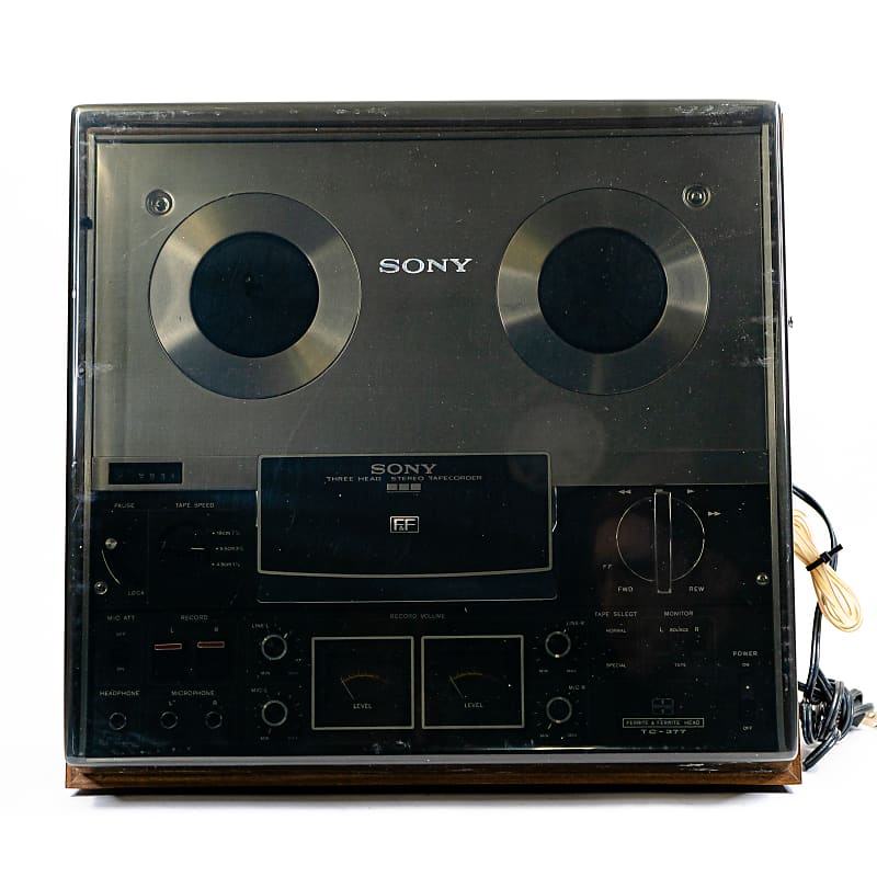 Sony TC-377 Stereo Open Reel Tape Recorder with Box and Tape Reels