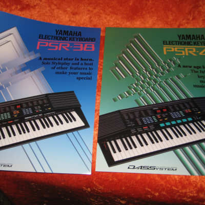 Yamaha PSR-38 / PSR-48  61-Key Electronic Keyboard Late 1990's - Black