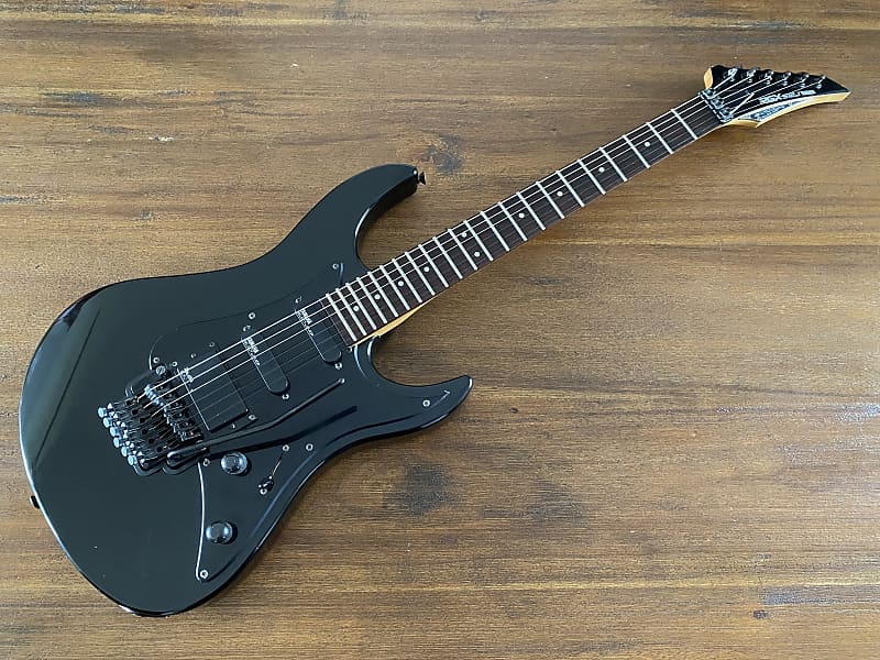 YAMAHA, RGX512J, HSS Super Strat, Black, MIJ, 1986, EMG Pickups YAMAHA, RGX512J, HSS Super Strat, Black, MIJ, 1986, EMG Pickups