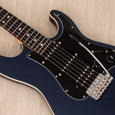 2013 Fender Aerodyne Stratocaster AST-M/SSH Medium Scale 24 3/4" Gunmetal Blue, Japan MIJ image 7
