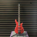 Used Rogue LX205B Bass Guitar Red