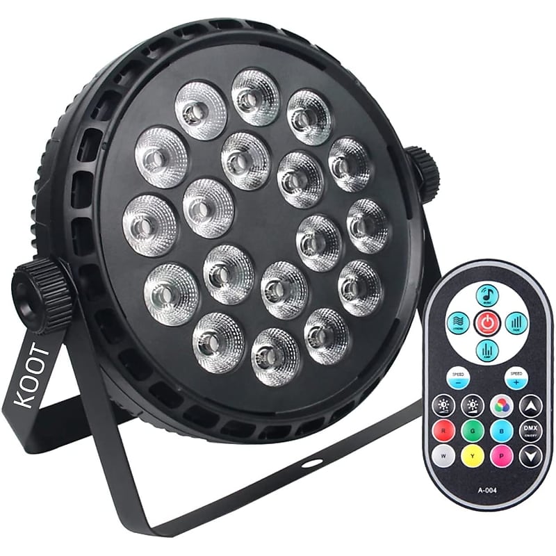 LED Par Light RGBW 160W Led Stage Lights Remote & DMX Controlled Sound  Activated Auto Play 8/4 Channel Uplights for Events Wedding Halloween  Birthday