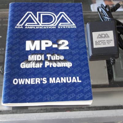ADA MP -2 Guitar pre amp, MXC midi controller, CCP control pedal, manual and power supply! image 5