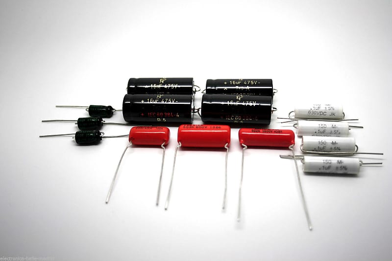 CAPACITOR KIT FOR FENDER PROAMP 5E5 MODEL TUBE AMP Reverb