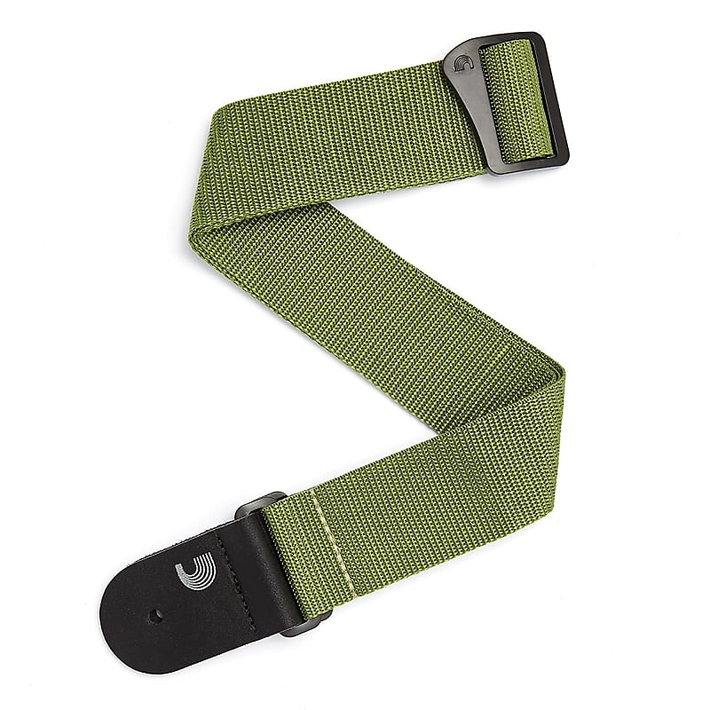 D'Addario Polypropylene Guitar Strap (Green) Reverb