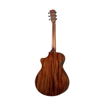 Breedlove Discovery S Concerto Edgeburst CE European Spruce African Mahogany Acoustic Electric Guitar (Natural Gloss) image 5