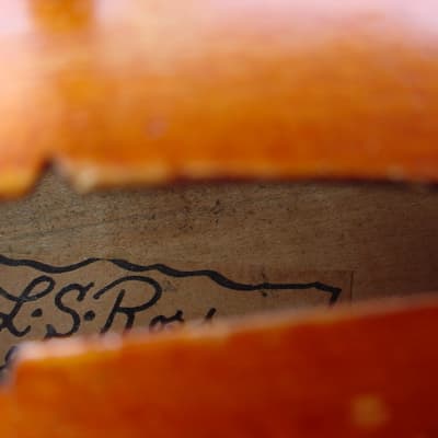 L.S. Ross Grade 37 1/2 Dallas Violin Fiddle 1927 Natural image 9