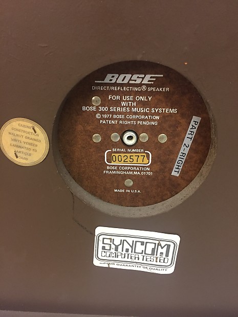Bose speakers 300 sales series