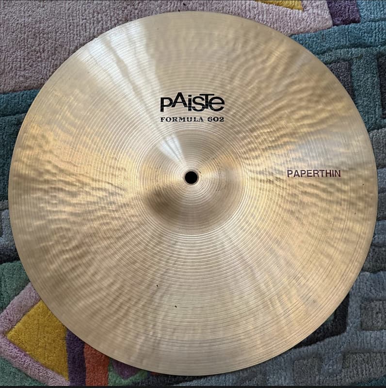 Paiste Formula 602 - 16" Paper Thin Crash - 850,00g - SN 12004974 image 1