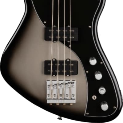 Fender Player Plus Active Meteora Electric Bass Maple Fingerboard, Silverburst image 2