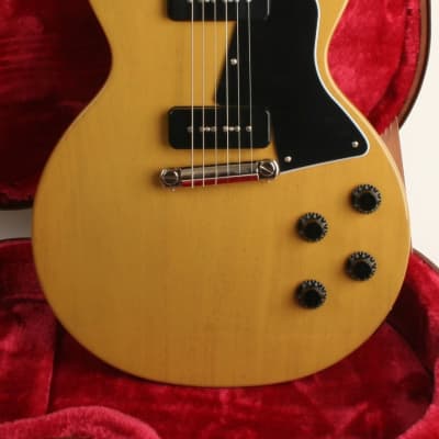 Burny FTV-80 electric guitar, les paul Jr TV yellow. Japan vintage made in  mid 1970's , very rare. | Reverb