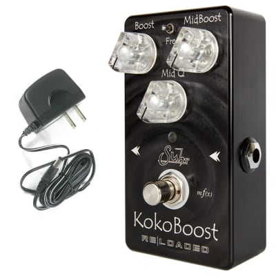 Suhr Koko RELOADED clean mid range boost pedal with 9V power supply image 1
