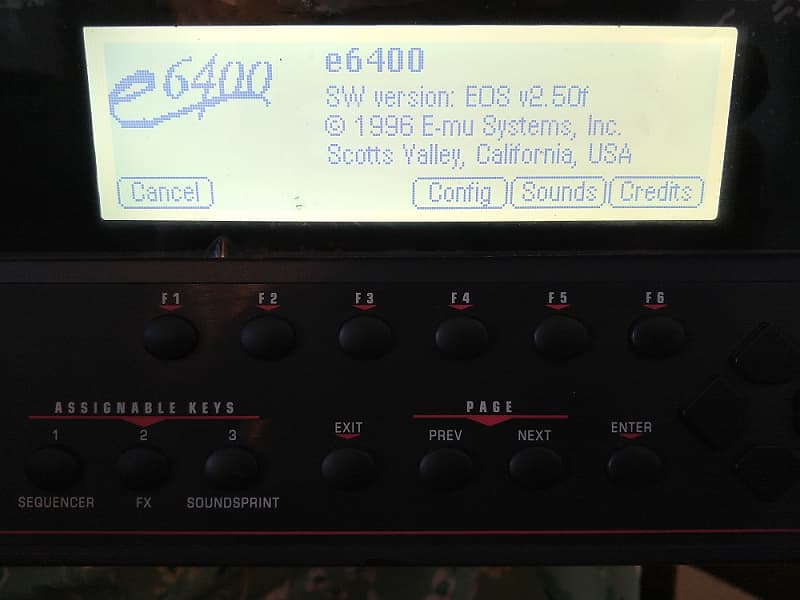 E-MU Systems E6400 Emulator Rackmount 64-Voice Sampler Workstation