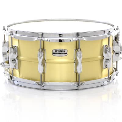 Yamaha 6.5 x 14-Inch Recording Custom Brass Snare Drum image 4