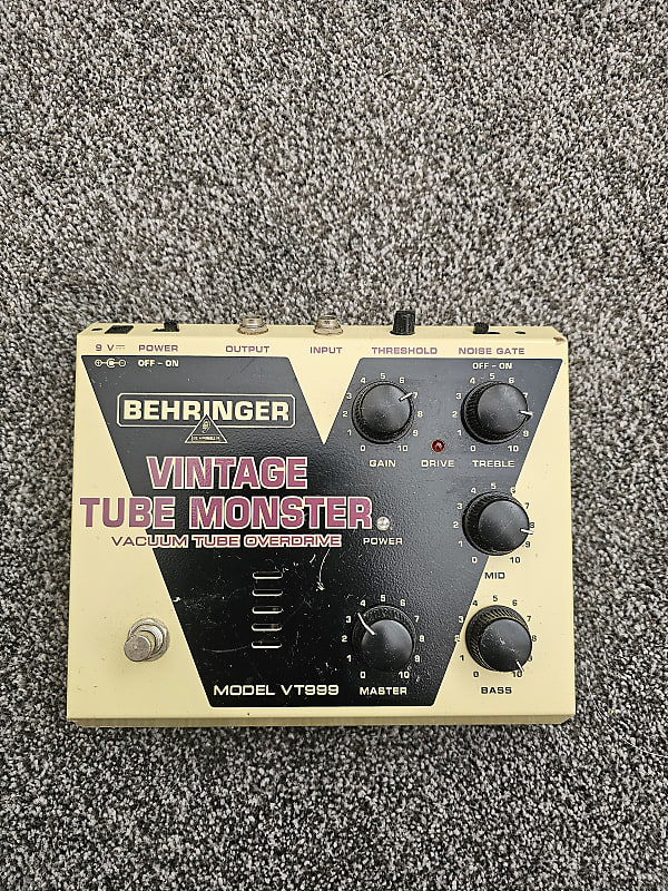 Behringer VT999 Vintage Tube Monster Vacuum Tube Overdrive 2010s -  White/Black