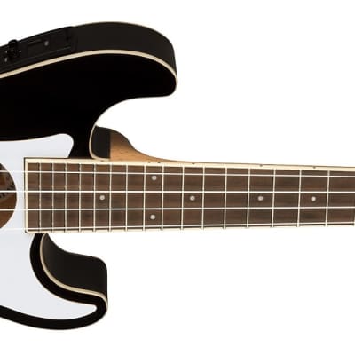 Fender Fullerton Strat Uke, Black image 4