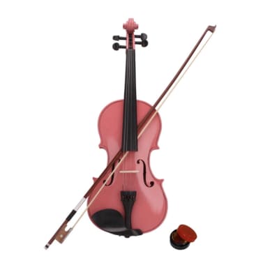 OEM 4/4 Beginners Student Pink Violin Fiddle With Case & Bow 2023 image 2
