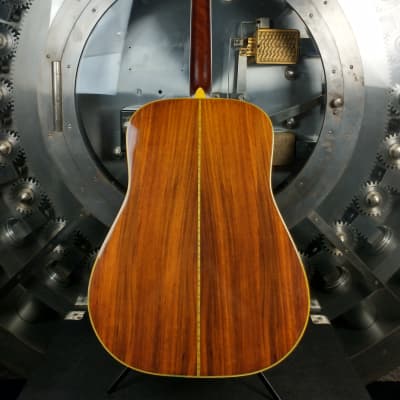 Morales Lyre Bird M-18 Japan Acoustic Guitar w/ Chipboard Case image 8