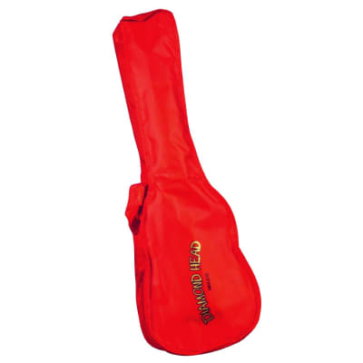 Diamond Head DU-102 4-String Soprano Ukulele, Uke with Gig Bag - Red image 3