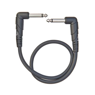 Planet Waves CGTPRA-01 Classic Series 1/4" Right Angle Patch Cable (1 ft) image 2