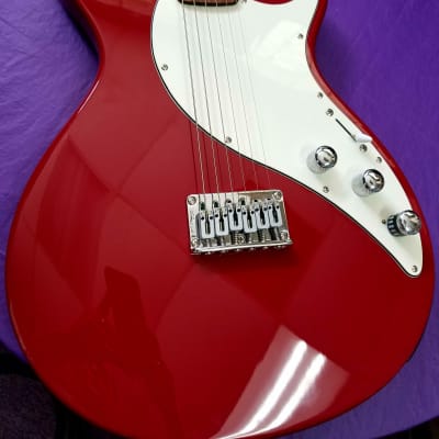 Line 6 Variax 300 Electric 2000s Aged Candy Apple Red over pearl image 1