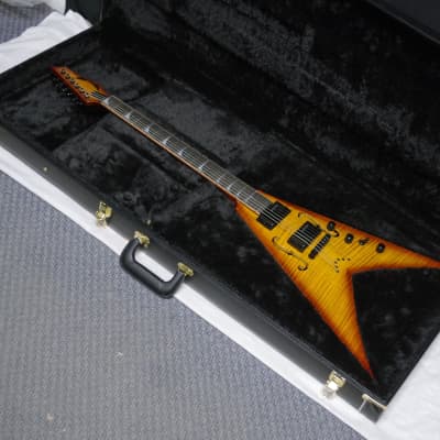 DEAN USA Dave Mustaine StradiVMNT V electric GUITAR Sunburst w/ CASE - Stradi VMNT for sale