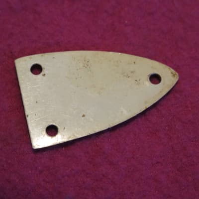 vintage 1960's triangle 2 ply truss rod cover for teisco  conrad kawaii greco ibanez norma image 3