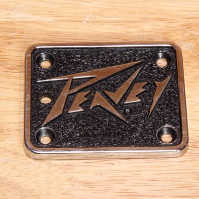 Peavey T-60 Electric Guitar Vintage Neck Back Plate T-40 Bass Neckplate image 2