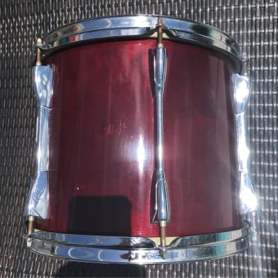 Yamaha Drums Vintage’90’s Stage Custom 10 x 12 Tom Cranberry Red Lacquer Drum Birch Mahogany Falkata Hybrid Ply image 6
