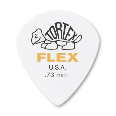 Dunlop 468R073 Tortex Flex Jazz III .73mm Guitar Picks (72-Pack)