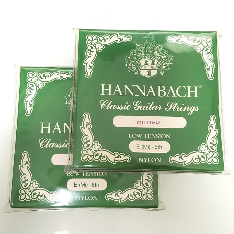 Hannabach 2 x 825LT Gold plated string set | Reverb
