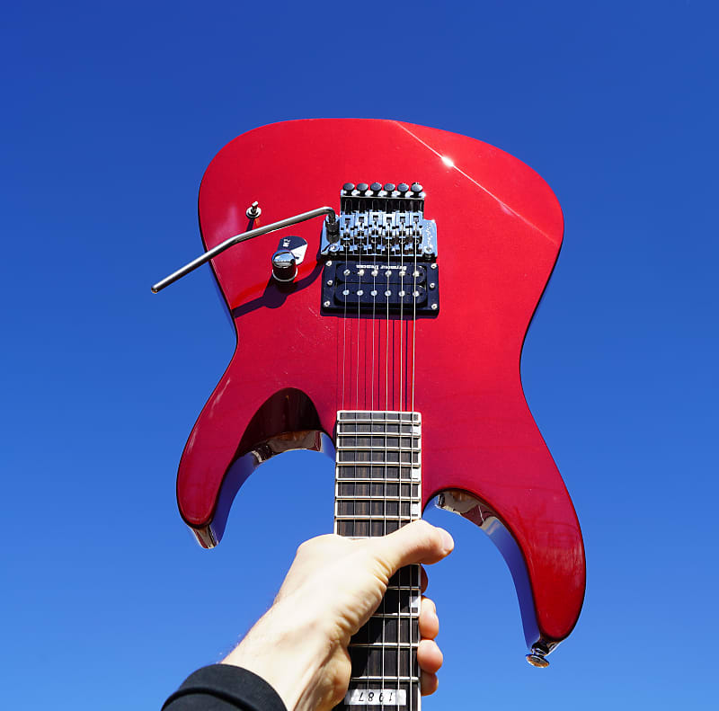 ESP LTD DELUXE M-1 Custom '87 - Candy Apple Red 6-String Electric Guitar (Store Demo) image 1