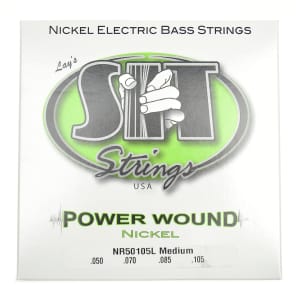 SIT NR50105L Power Wound Nickel Plated Bass Strings - Medium (50-105)