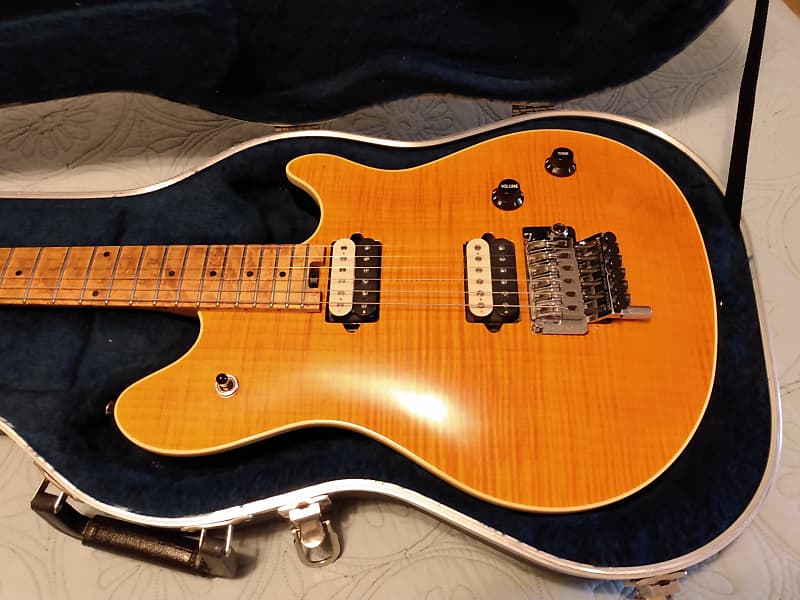 Peavey USA EVH Wolfgang Amber Flame Maple, Original Peavey Reverb