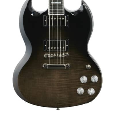 Epiphone SG Modern Figured Electric Guitar Trans Black Fade image 3