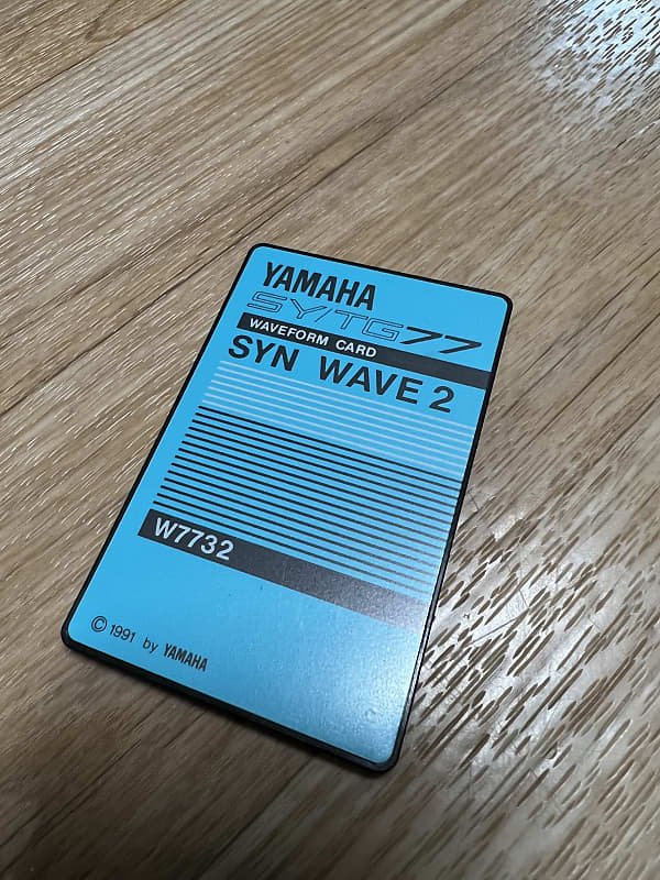 Yamaha SY77 TG77 PCM Card - Syn Wave 2 | Reverb