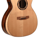 Teton STA180CENT-AR Auditorium Armrest Solid Sitka Spruce Top Wood 6-String Acoustic-Electric Guitar