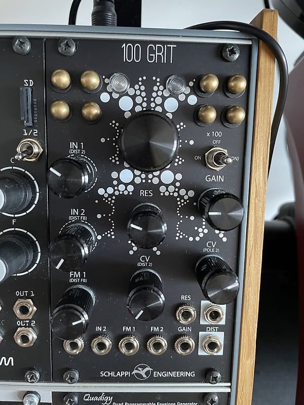 Schlappi Engineering 100 Grit eurorack VCF Black Reverb