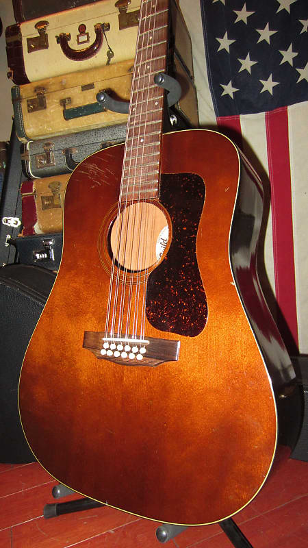 Vintage 1982 Guild D-212 M 12 String Acoustic Mahogany