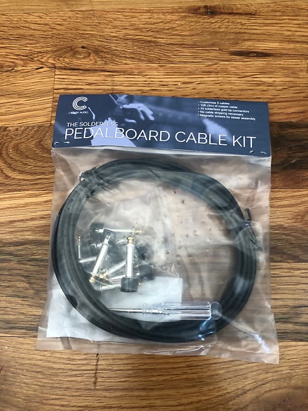 Crosby Audio Solderless Pedalboard Cable Kit Reverb