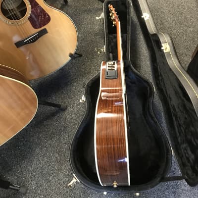 Crafter TC035 orchestra grand auditorium Acoustic electric guitar handcrafted in Korea 2001 in excellent - mint condition with hard case and key . image 15